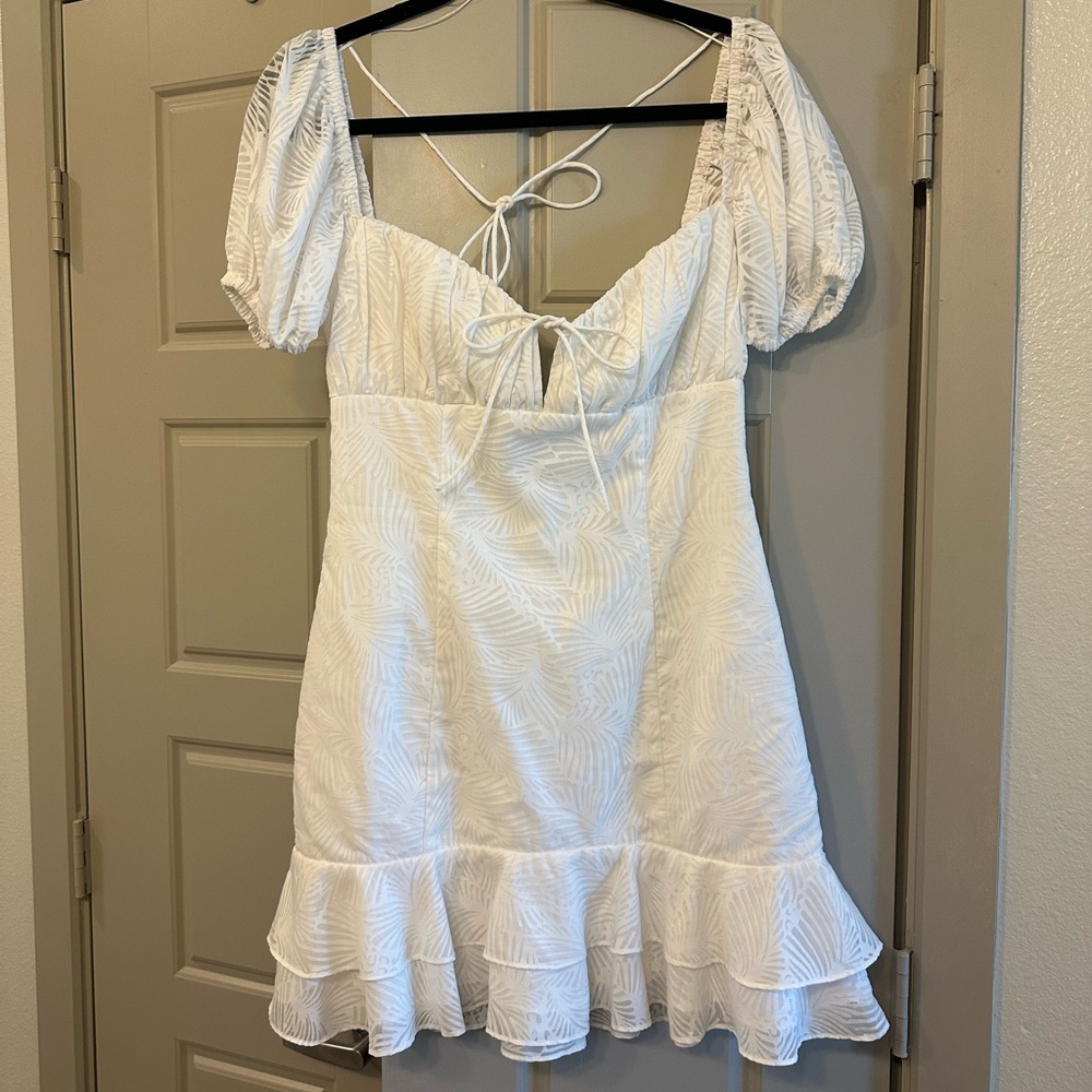 Significant other white graduation dress size 6